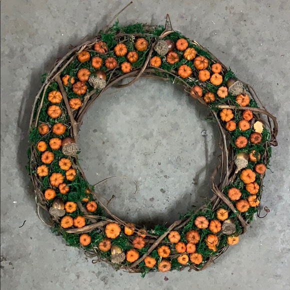 Pottery Barn Other - Cool pumpkin 🎃 wreath